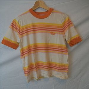 Madewell x Free & Easy striped short sleeve t-shirt